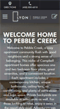 Mobile Screenshot of lyonpebblecreek.com